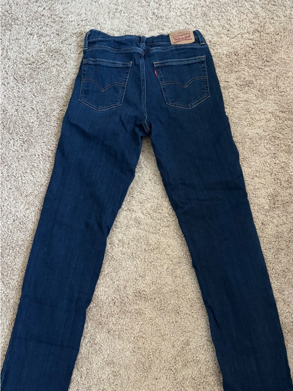 High Rise Straight Leg Jeans - Picture 2 of 5